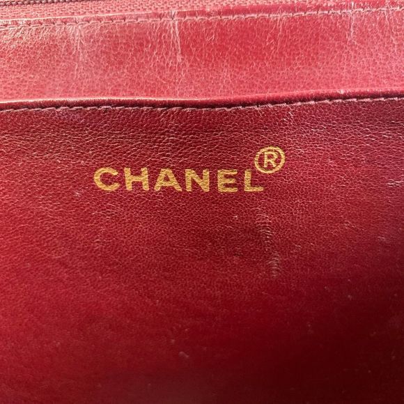 ❌❌ CHANEL Maxi Jumbo 34 Quilted Matelasse XL Lambskin vintage Crossbody flap Bag - Picture 13 of 16
